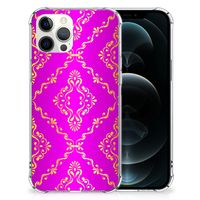 Anti Shock Case iPhone 12 Pro Max Barok Roze - thumbnail