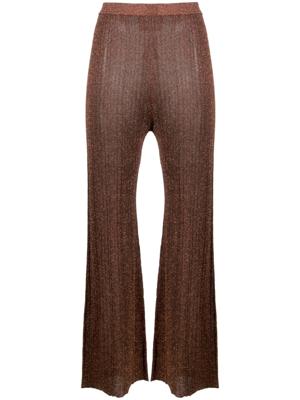 AERON Flared broek - Bruin