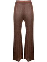 AERON Flared broek - Bruin