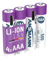 Ansmann 1311-0028 huishoudelijke batterij Oplaadbare batterij AAA Lithium-Ion (Li-Ion) - thumbnail