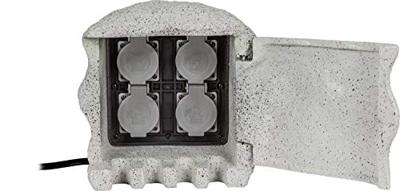 Heitronic 37502 verdeeldoos Grijs