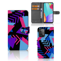 Samsung Galaxy A52 Book Case Funky Triangle - thumbnail