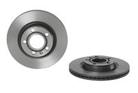 Remschijf COATED DISC LINE BREMBO, Remschijftype: Binnen geventileerd, u.a. für Audi, VW, Seat - thumbnail