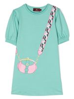 Aigner Kids robe à imprimé trompe l'œil - Vert