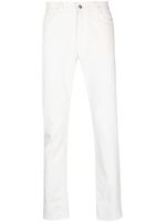 Zegna mid-rise straight-leg jeans - Blanc - thumbnail