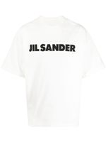 Jil Sander t-shirt en coton à logo imprimé - Blanc - thumbnail