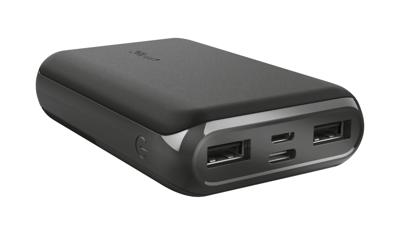 Trust 23769 powerbank Zwart Lithium-Polymeer (LiPo) 10000 mAh Trust 23769 powerbank Zwart Lithium-Polymeer (LiPo) 10000 mAh