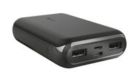 Trust 23769 powerbank Zwart Lithium-Polymeer (LiPo) 10000 mAh