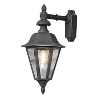 KonstSmide Klassieke muurlamp Pallas Down 31cm zwart 483-750 - thumbnail