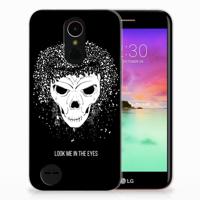 Silicone Back Case LG K10 2017 Skull Hair