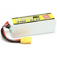 LemonRC LiPo accupack 22.2 V 4300 mAh Aantal cellen: 6 35 C Softcase XT90 - thumbnail