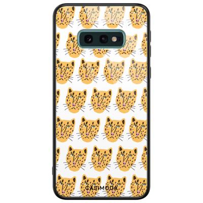 Samsung Galaxy S10e glazen hardcase - Got my leopard