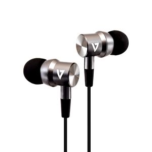 V7 HA111-3EB hoofdtelefoon/headset In-ear 3,5mm-connector Zilver