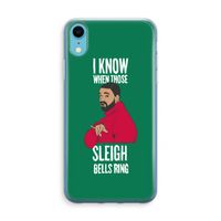 Sleigh Bells Ring: iPhone XR Transparant Hoesje - thumbnail