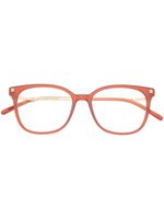 Mykita lunettes de vue Kalla 769 à monture carrée - Orange