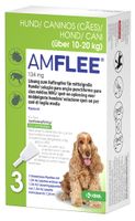 KRKA AMFLEE SPOT ON HOND 10-20 KG 134 MG 3 PIP