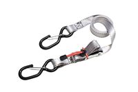 Masterlock Set of 4 spring clamp tie downs with zamac buckle and S hooks 1,80m - - 3062EURDAT - thumbnail