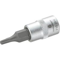 TOOLCRAFT T10 816080 T-profiel Dopsleutel-bitinzet T 10 1/4 (6.3 mm)