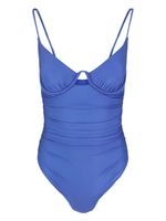 Simkhai maillot de bain à fronces - Bleu - thumbnail