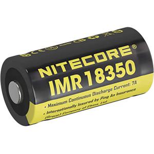 NiteCore IMR 18350 Speciale oplaadbare batterij 18350 Li-ion 3.7 V 700 mAh