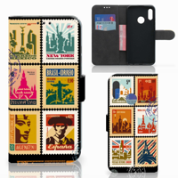 Huawei P Smart 2019 Flip Cover Postzegels