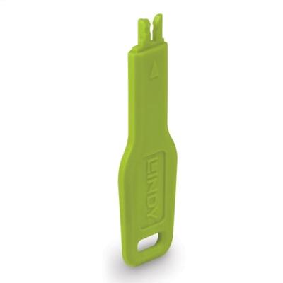 Lindy RJ45 poort Blocker Key, Groen