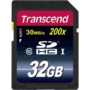 Transcend TS32GSDHC10 flashgeheugen 32 GB SDHC NAND Klasse 10