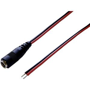 BKL Electronic Laagspannings-aansluitkabel Laagspanningsbus - Open kabeleinde 5.5 mm 2.5 mm 2.00 m 1 stuk(s)