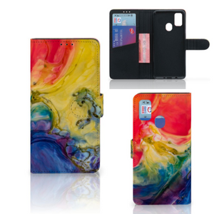 Hoesje Samsung Galaxy M21 | M30s Watercolor Dark