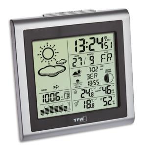 TFA Dostmann LARGO 35.1145.54 Draadloos weerstation Verwachting voor 12 uur Aantal sensoren max.: 3