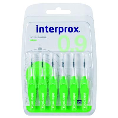 Interprox Ragers Micro 0.9 Groen Blister à 6 stuks