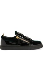 Giuseppe Zanotti baskets Frankie en velours - Vert