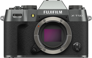 Fujifilm X -T50 MILC body 40,2 MP X-Trans CMOS 5 HR 7728 x 5152 Pixels Houtskool