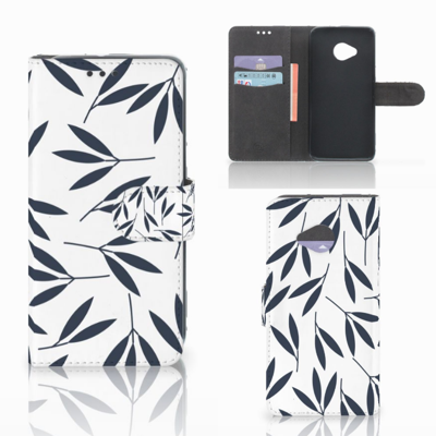 HTC U11 Life Hoesje Leaves Blue