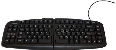 Bakker Elkhuizen Goldtouch Adjustable V2 - Toetsenbord - PS2, USB - VK - zwart