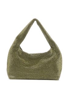 Kara sac porté épaule à ornements en cristal - Vert