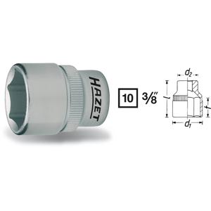 Hazet 880 880-6 Dop (zeskant) Dopsleutelinzetstuk 6 mm 3/8 (10 mm)