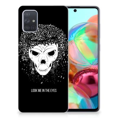 Silicone Back Case Samsung Galaxy A71 Skull Hair Silicone Back Case Samsung Galaxy A71 Skull Hair