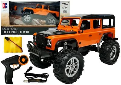 Viking Choice  Afstand bestuurbare auto Land Rover Defender R/C oranje 1:14