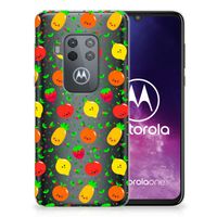 Motorola One Zoom Siliconen Case Fruits - thumbnail