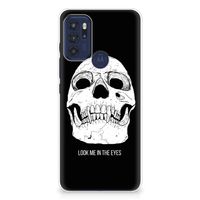 Silicone Back Case Motorola Moto G60s Skull Eyes