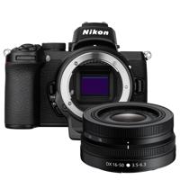 Nikon Z 50 + 16-50mm + FTZ Adapter MILC 20,9 MP CMOS 5568 x 3712 Pixels Zwart