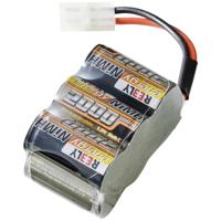 Reely NiMH accupack 7.2 V 2000 mAh Aantal cellen: 6 Block Tamiya - thumbnail