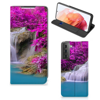 Samsung Galaxy S21 Book Cover Waterval - thumbnail