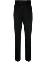 Maison Margiela pantalon en laine à coutures signature - Noir