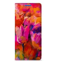 Bookcase OPPO Reno 6 Pro Plus 5G Tulips - thumbnail