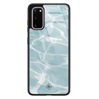 Samsung Galaxy S20 glazen hardcase - Oceaan