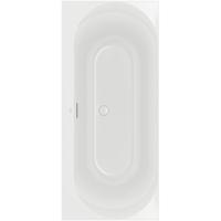 Villeroy & boch Loop duobad - 180x80cm - rechthoek/binnenbad ovaal - acryl Wit Alpin glans UBA180LOF2V-01