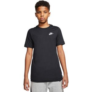 Nike Sportswear Tee Kids - Handbalkleding - Handbalshirts - Black - maat 122-128