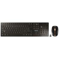 CHERRY DW 9100 SLIM toetsenbord Inclusief muis Universeel RF-draadloos + Bluetooth Tsjechisch, Slovaaks Zwart - thumbnail